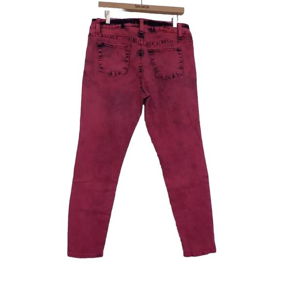 Soundgirl pink dyed jeans size 15 Junior - Picture 3 of 7